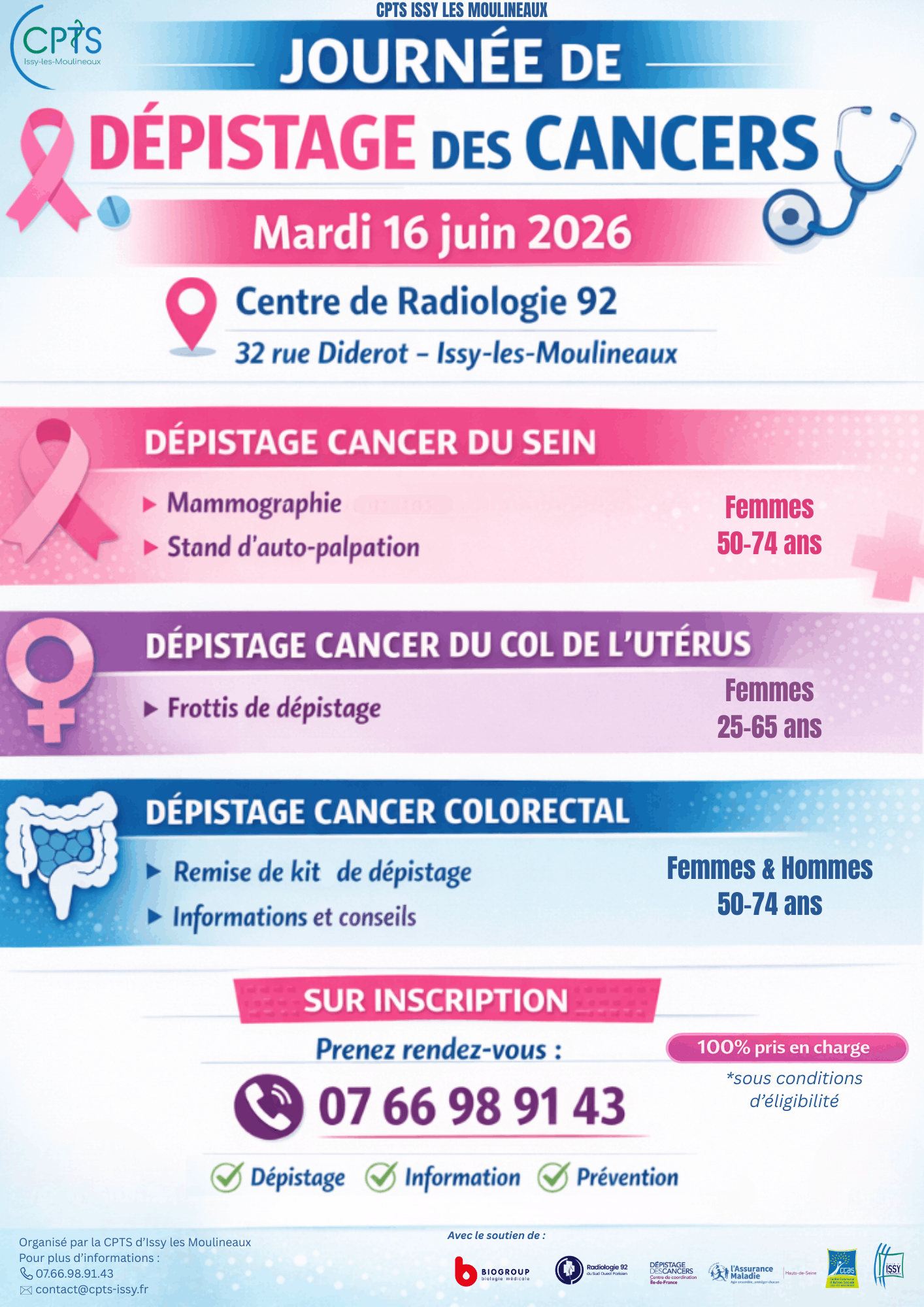 dépistage cancer juin 2026